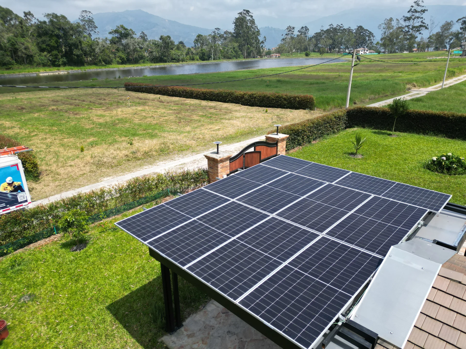 Mesa de Los Santos — instalación de paneles solares, foto 3